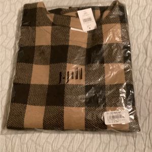 Jjill Buffalo Check Top